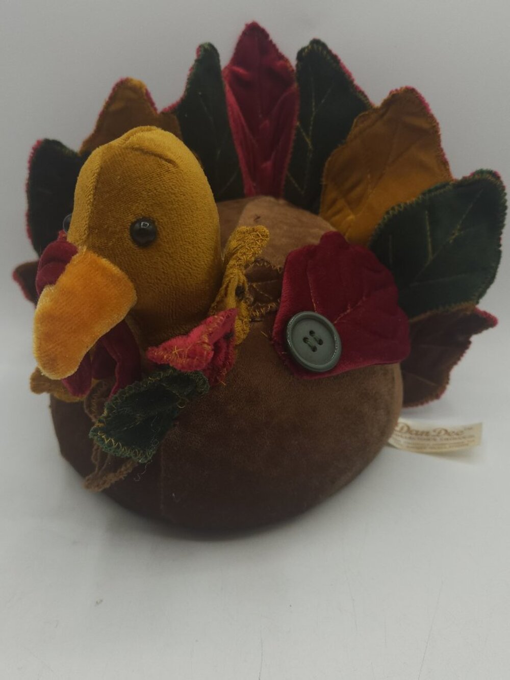 Dan Dee Collectors Choice Turkey Thanksgiving Sitting Plush Fall Decoration